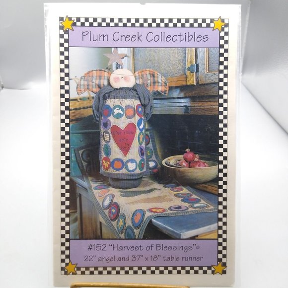 UNUSED Harvest of Blessings Sewing Patterns Kit, Plum Creek Collectibles 152 - Picture 2 of 3